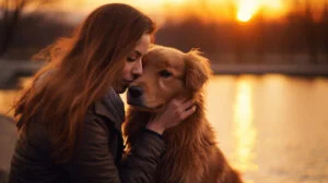 red golden retrievers