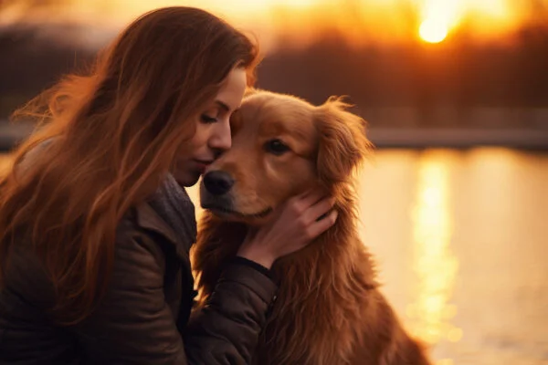 red golden retrievers